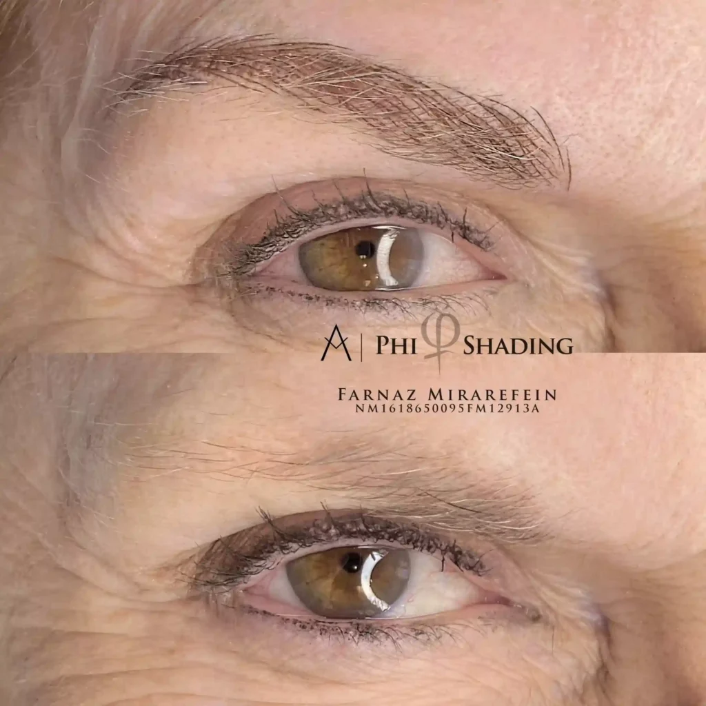 difference between brow lamination and microblading